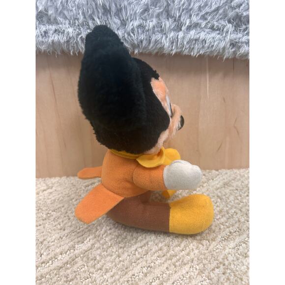 Vintage Disney Mickey Mouse Plush Stuffed Animal Pilot Outfit ~10” - Picture 6 of 8
